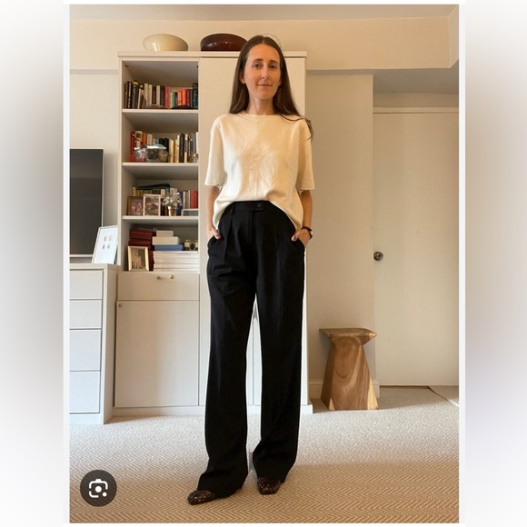 MaxMara Pants - Max Mara 2000s Vintage Wool Crepe Trousers